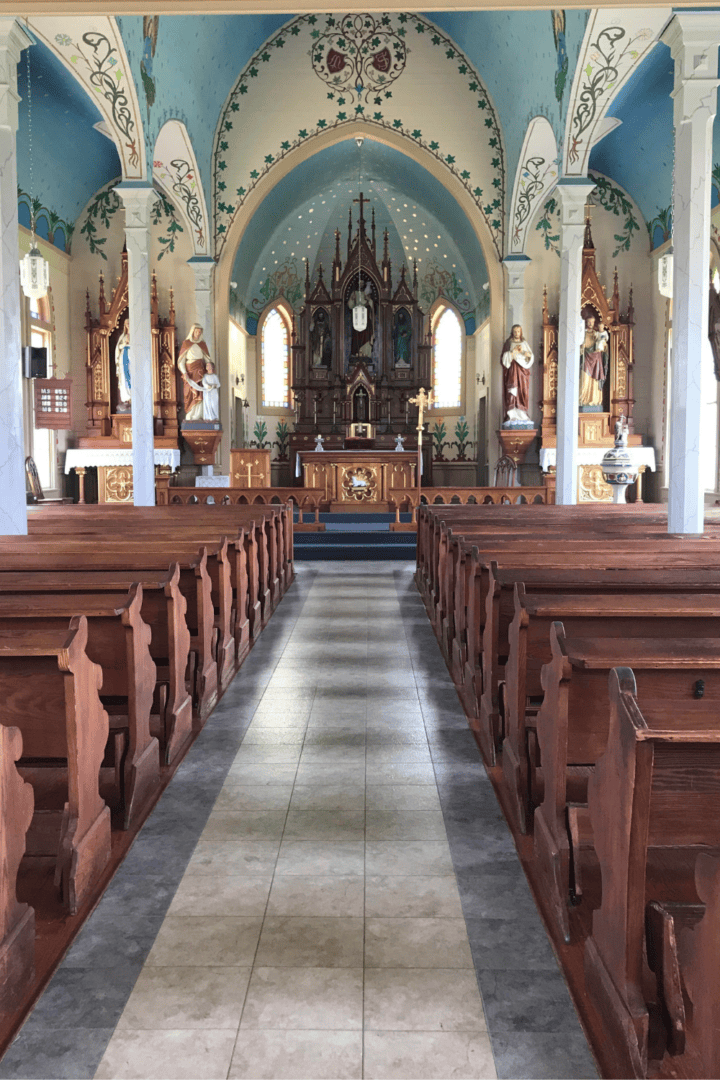 Stunning painted churches in Texas