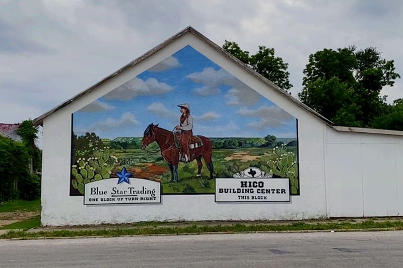 Hico Building Center Mural