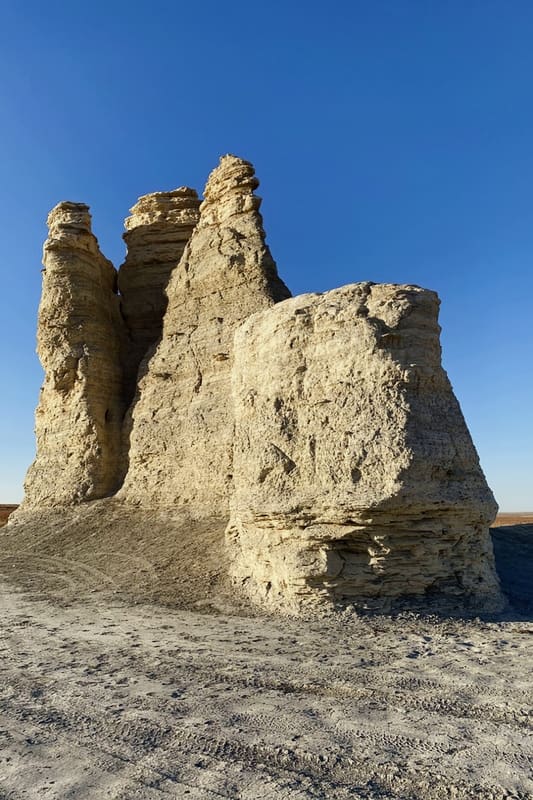 Chalk Pyramids in Kansas