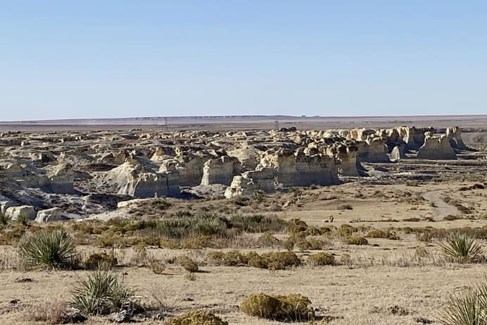 Chalk Pyramids in Kansas