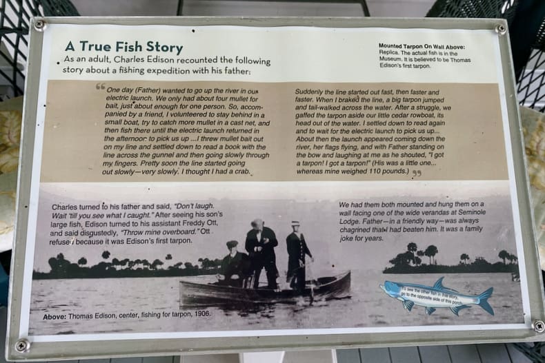 Was Thomas Edison a Florida snowbird?